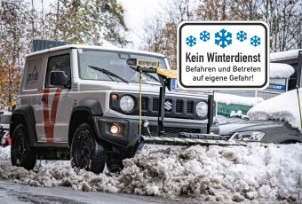 Kein Winterdienst = Keine Haftung